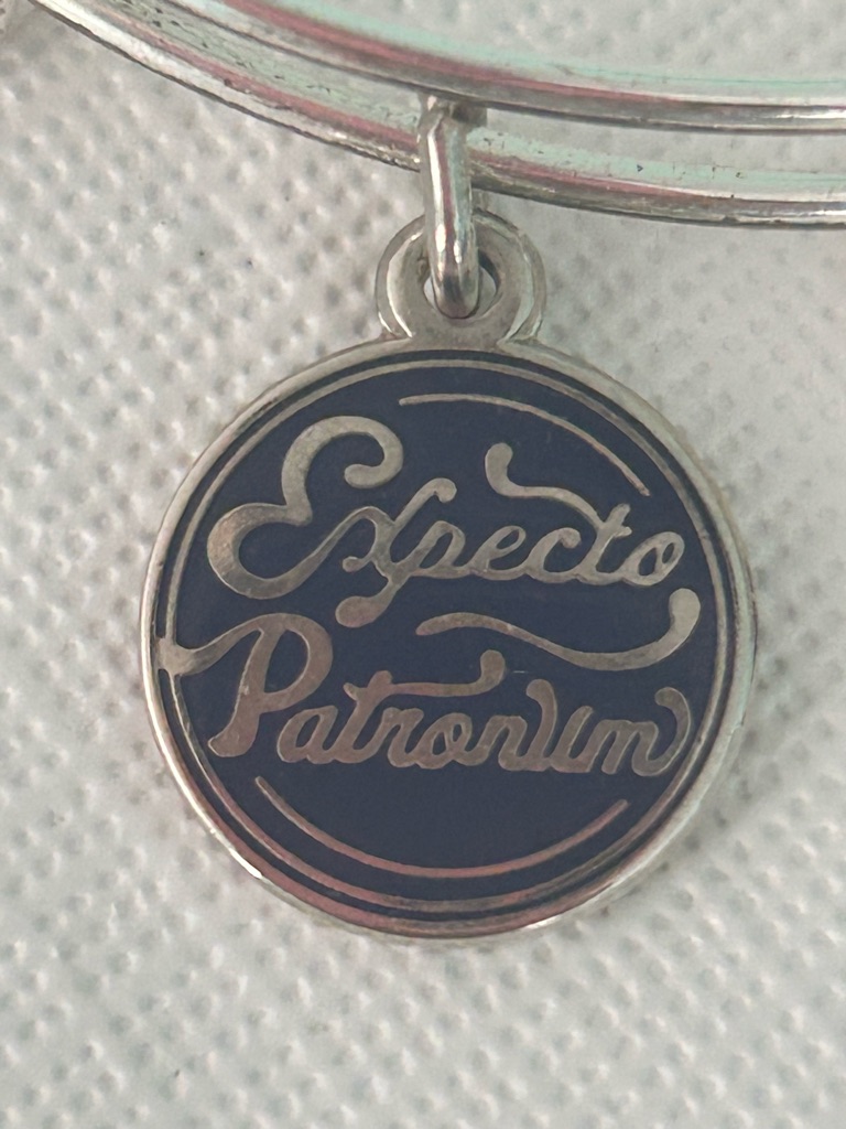 Nwot Harry Potter Alex And Ani Bracelet Expecto Patronum Spell Charm — image 3 of 5